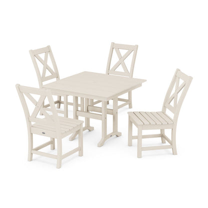 Braxton Side Chair 5-Piece Farmhouse Dining Set