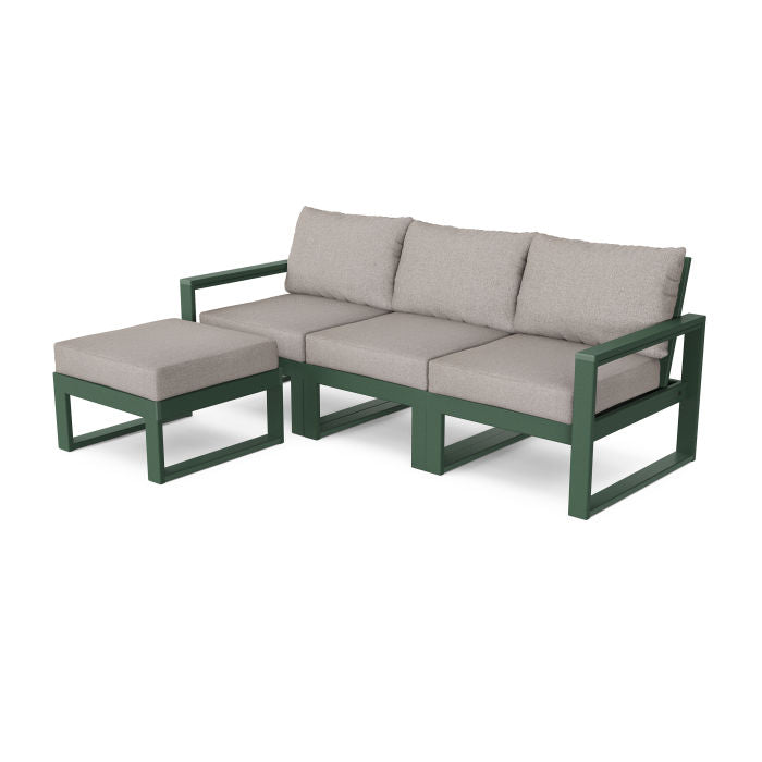 EDGE 4-Piece Modular Deep Seating Set with Ottoman