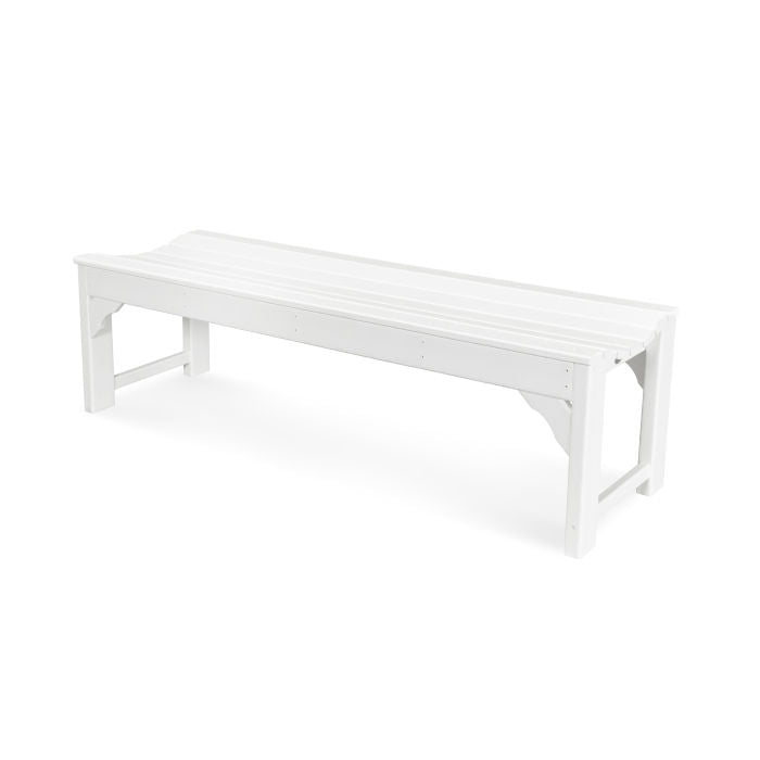 Traditional Garden 60" Backless Bench