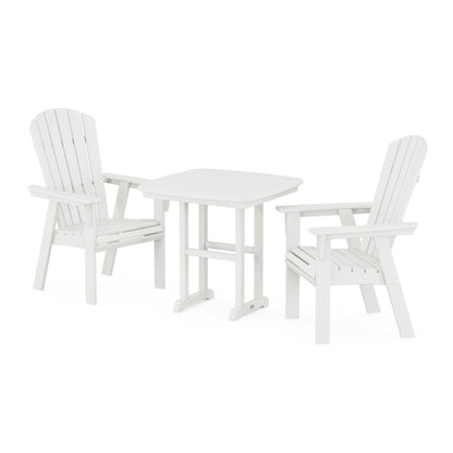 Nautical Adirondack 3-Piece Dining Set in Vintage Finish