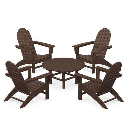 Vineyard 5-Piece Adirondack Chair Conversation Set