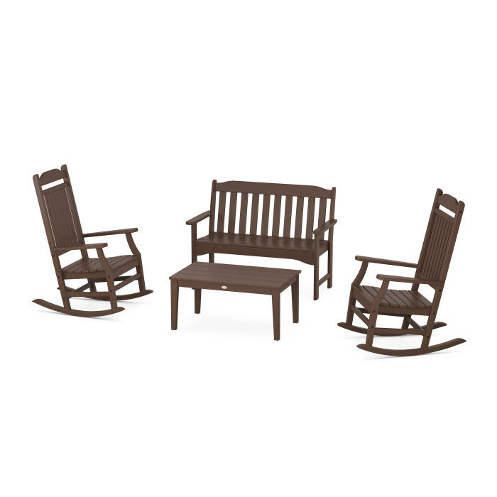 Cottage Rocking Chair 4-Piece Porch Set