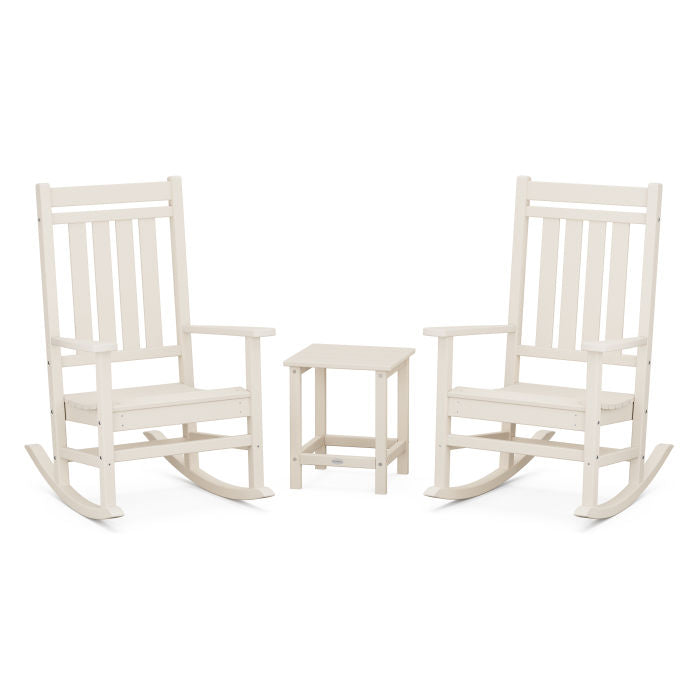 Estate 3-Piece Rocking Chair Set with Long Island 18" Side Table