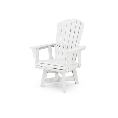 Nautical Curveback Adirondack Swivel Dining Chair