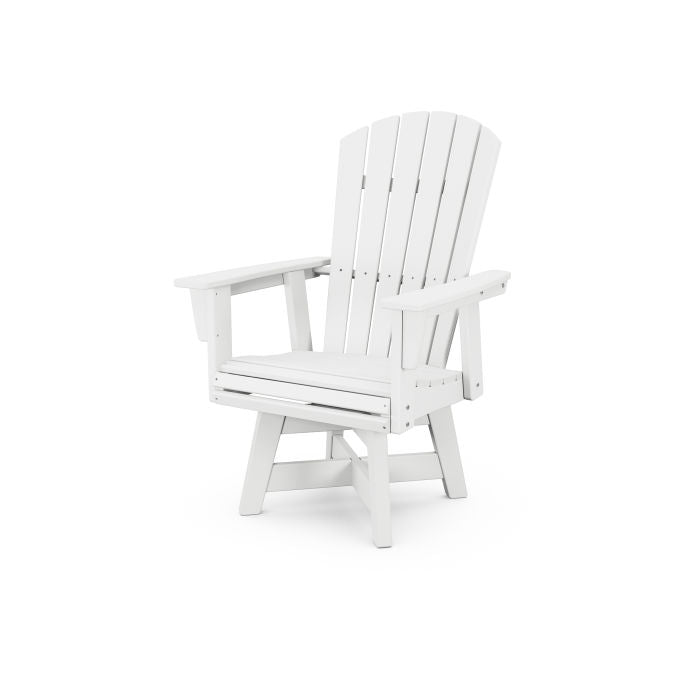 Nautical Curveback Adirondack Swivel Dining Chair