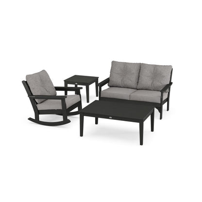 Vineyard 4-Piece Deep Seating Rocking Chair Set