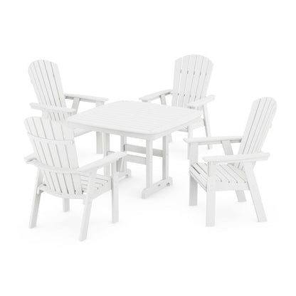 Nautical Curveback Adirondack 5-Piece Dining Set
