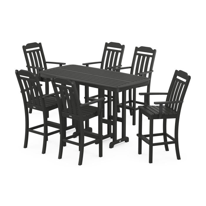 Country Living Arm Chair 7-Piece Bar Set