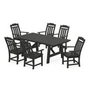 Country Living Arm Chair 7-Piece Rustic Farmhouse Dining Set
