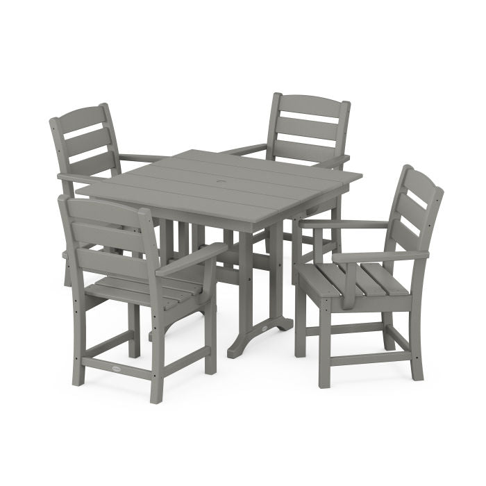 Lakeside 5-Piece Farmhouse Dining Set