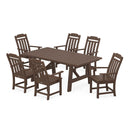 Country Living Arm Chair 7-Piece Rustic Farmhouse Dining Set