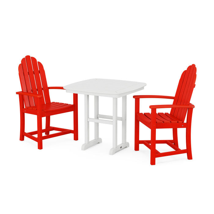 Classic Adirondack 3-Piece Dining Set