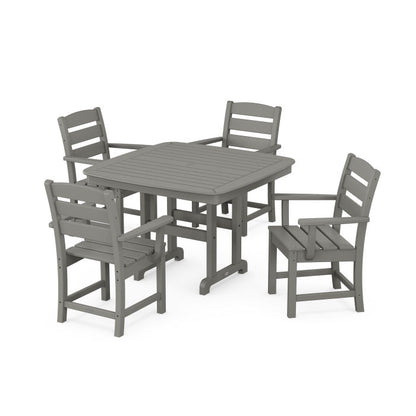 Lakeside 5-Piece Dining Set with Trestle Legs