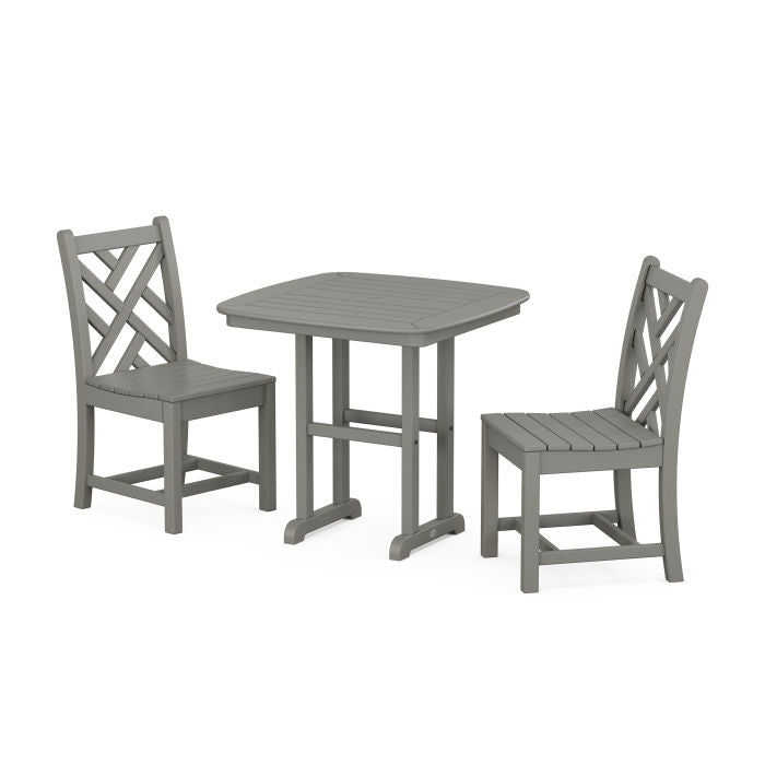 Chippendale Side Chair 3-Piece Dining Set