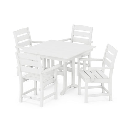 Lakeside 5-Piece Farmhouse Dining Set