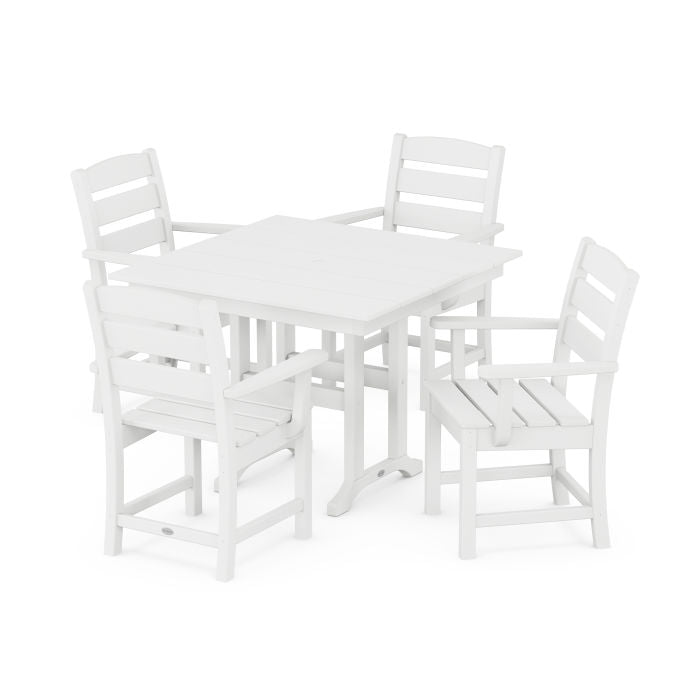 Lakeside 5-Piece Farmhouse Dining Set