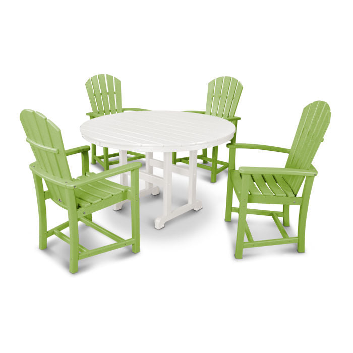 Palm Coast 5-Piece Round Farmhouse Dining Set