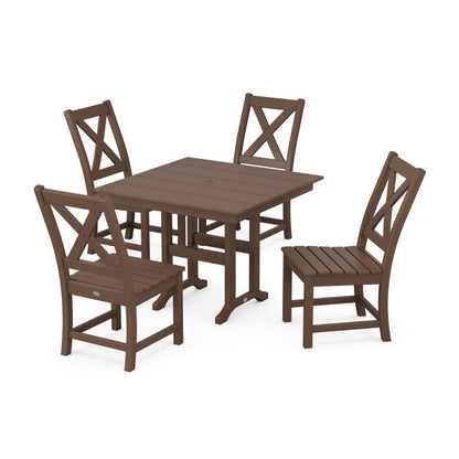 Braxton Side Chair 5-Piece Farmhouse Dining Set