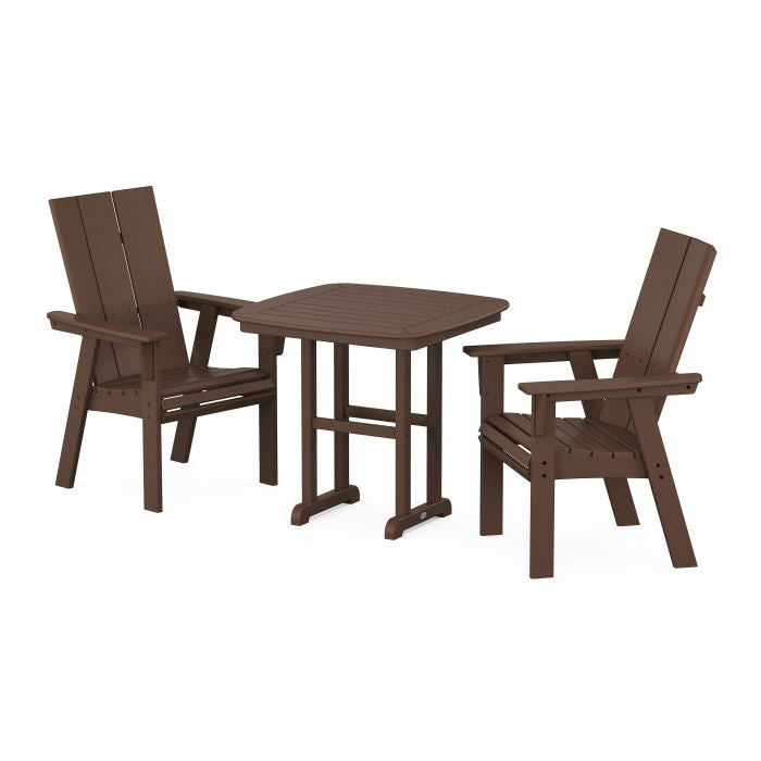 Modern Adirondack 3-Piece Dining Set