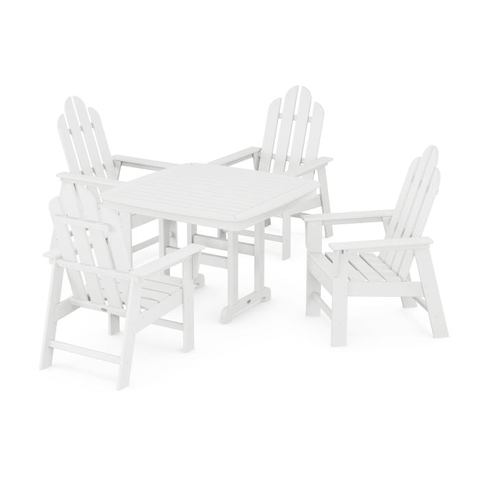 Long Island 5-Piece Dining Set with Trestle Legs