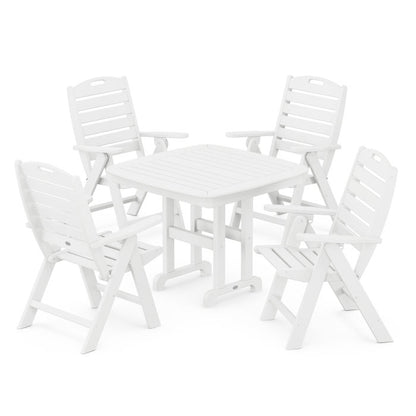 Nautical Highback Chair 5-Piece Dining Set