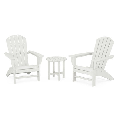 Nautical 3-Piece Adirondack Set in Vintage Finish
