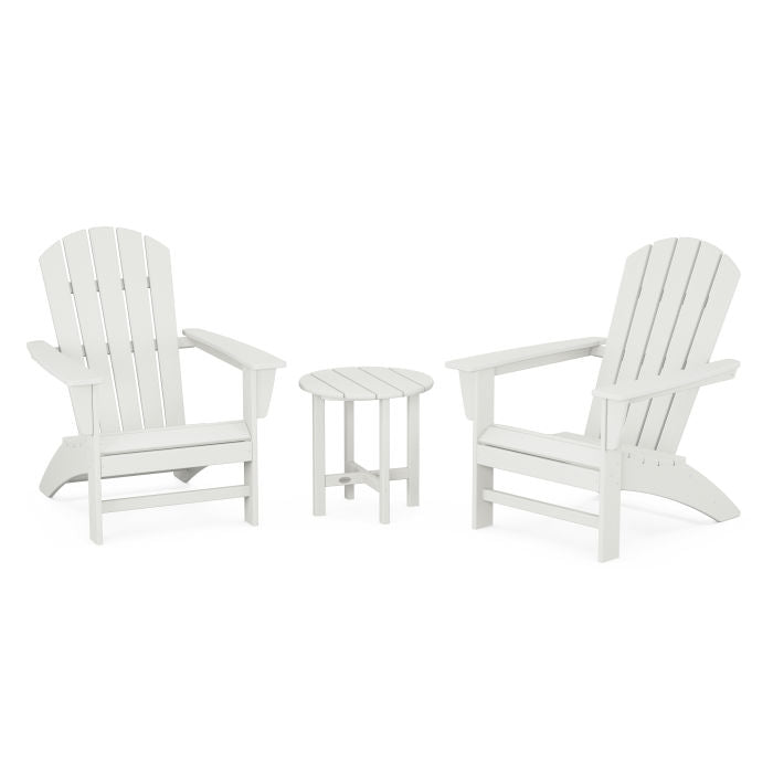 Nautical 3-Piece Adirondack Set in Vintage Finish