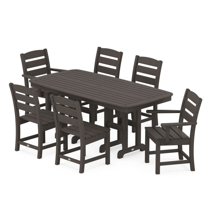 Lakeside 7-Piece Dining Set in Vintage Finish