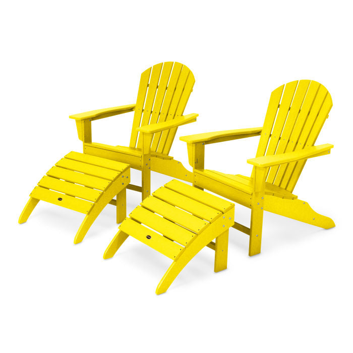 South Beach 4-Piece Adirondack Set
