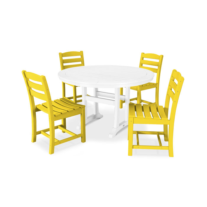 La Casa Café 5-Piece Side Chair Dining Set