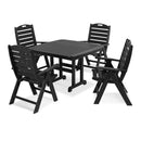 Nautical Highback Chair 5-Piece Dining Set