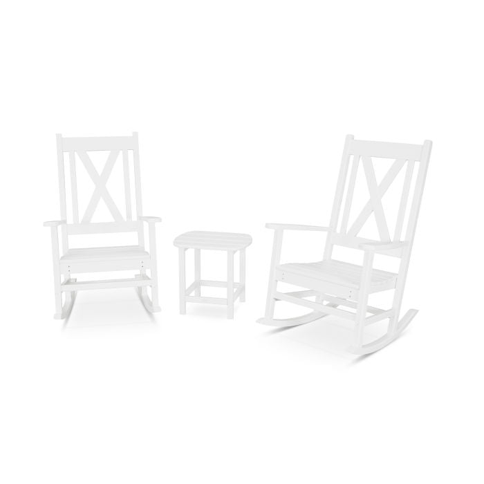 Braxton 3-Piece Porch Rocking Chair Set