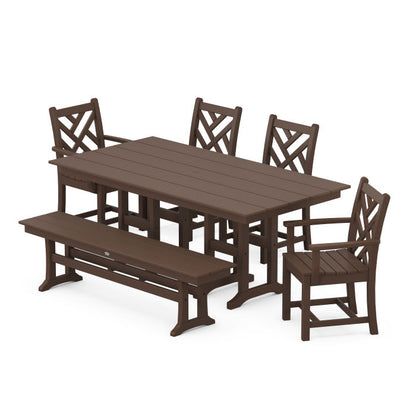 Chippendale 6-Piece Farmhouse Dining Set