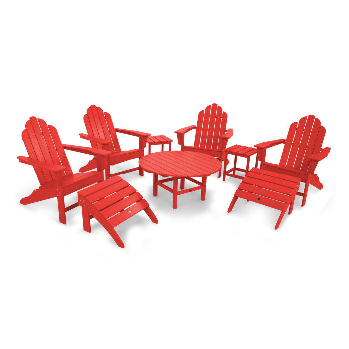 Long Island Adirondack 9-Piece Conversation Group