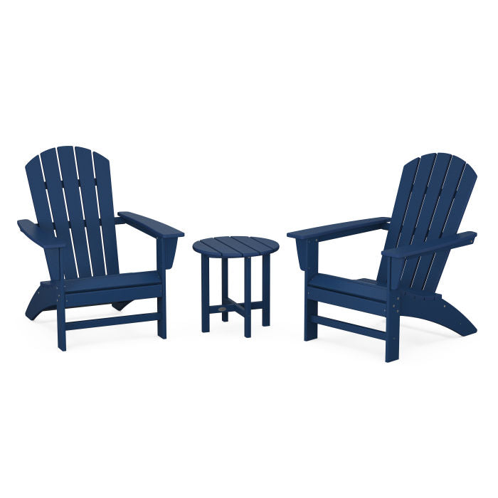 Nautical 3-Piece Adirondack Set