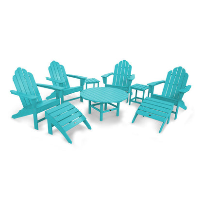 Long Island Adirondack 9-Piece Conversation Group