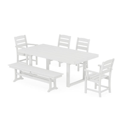 Lakeside 6-Piece Dining Set with Bench