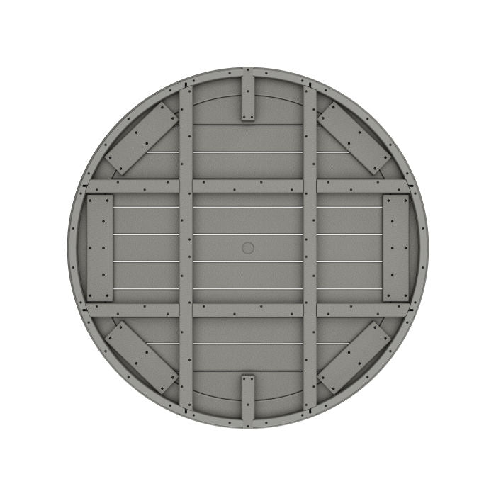 Nautical Trestle 48" Round Counter Table