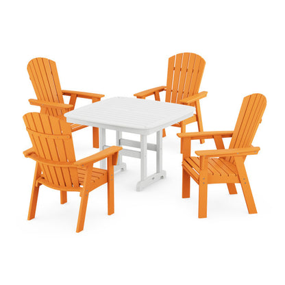 Nautical Curveback Adirondack 5-Piece Dining Set