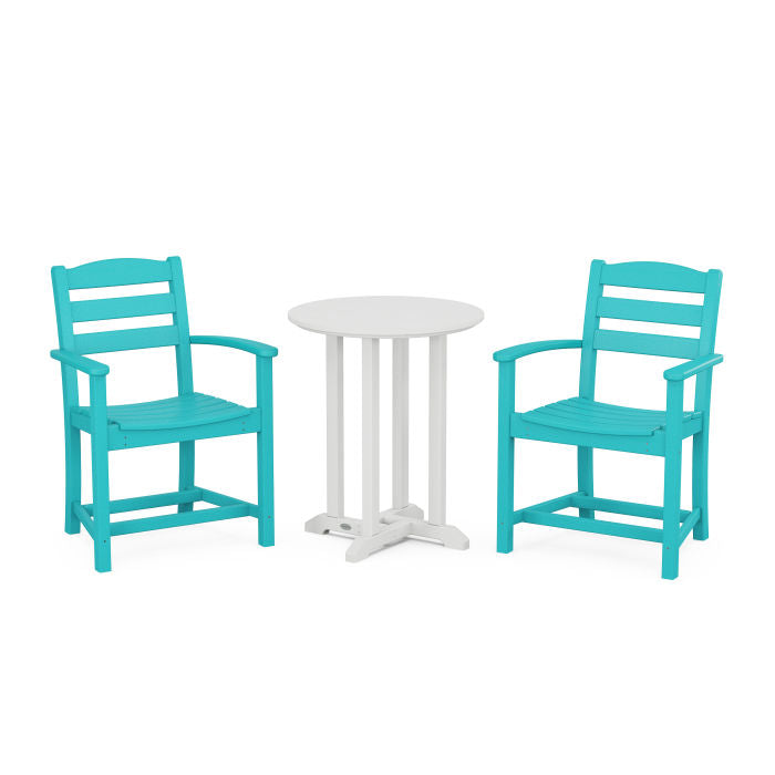 La Casa Café 3-Piece Round Dining Set