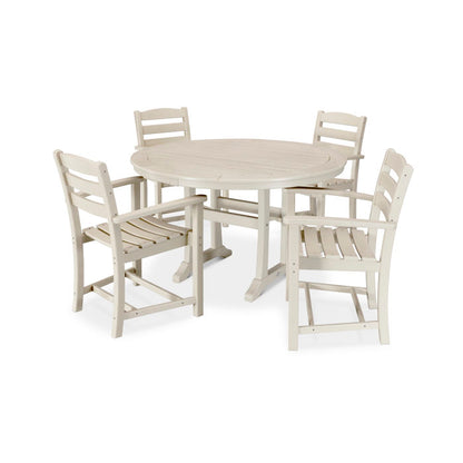 La Casa Café 5-Piece Arm Chair Dining Set