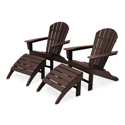 South Beach 4-Piece Adirondack Set