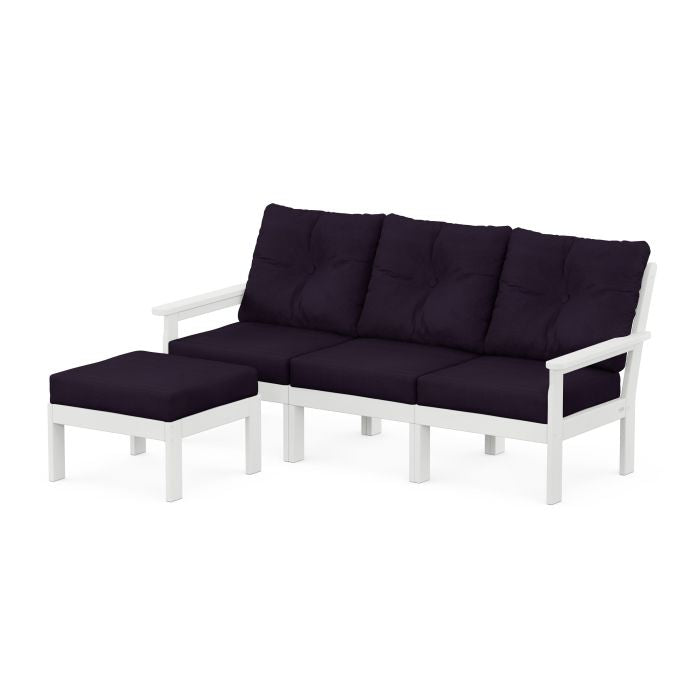 Vineyard 4-Piece Sectional with Ottoman