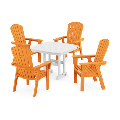 Nautical Curveback Adirondack 5-Piece Dining Set