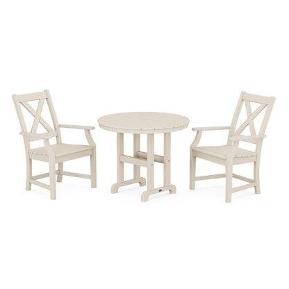 Braxton 3-Piece Round Dining Set