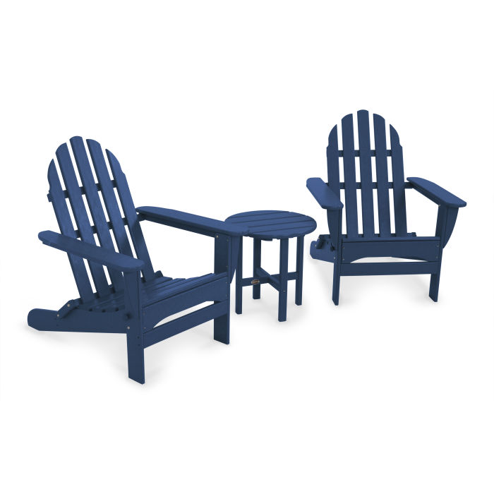 Classic Folding Adirondack 3-Piece Set