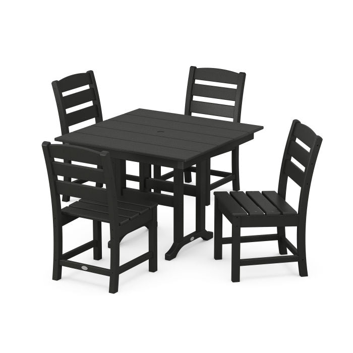 Lakeside Side Chair 5-Piece Farmhouse Dining Set