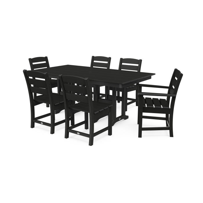 Lakeside 7-Piece Farmhouse Dining Set