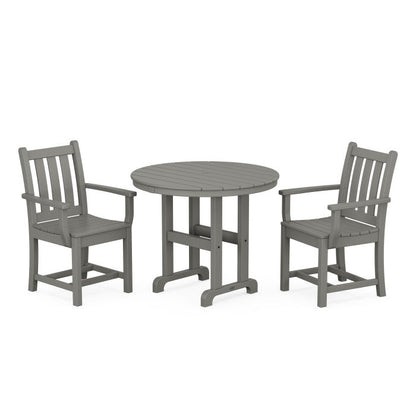 Traditional Garden 3-Piece Round Dining Set