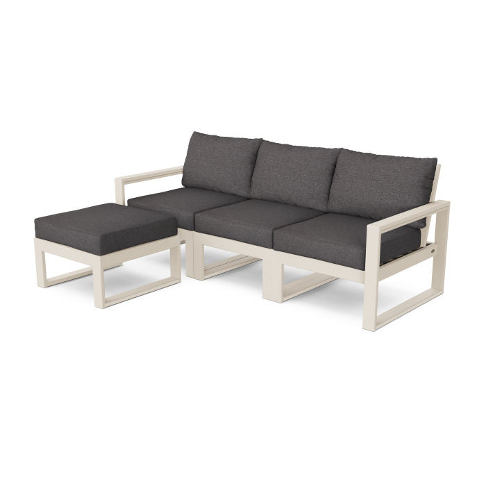 EDGE 4-Piece Modular Deep Seating Set with Ottoman